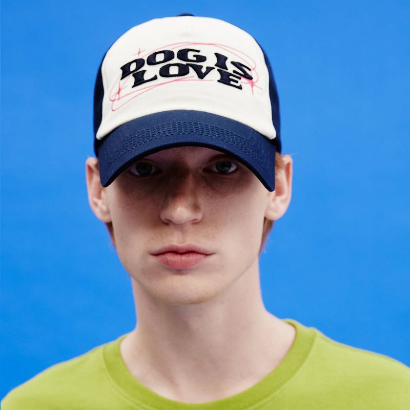 Dog is love two tone ball cap