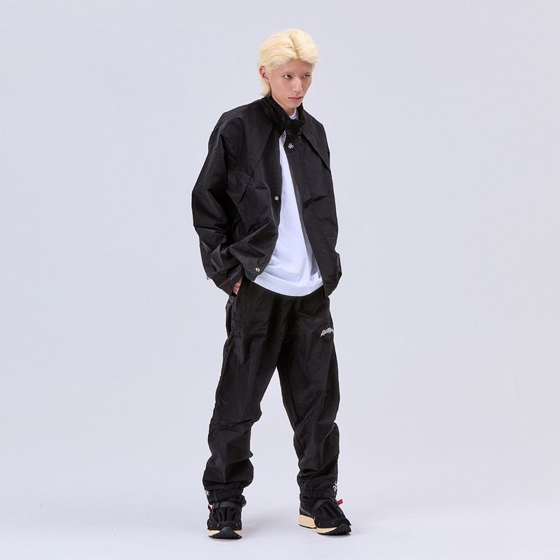 Ripstop Track Pants Black
