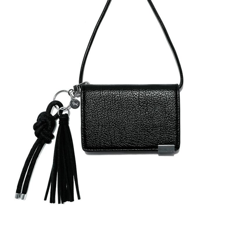 tip fold minimal wallet bag & knot keyring