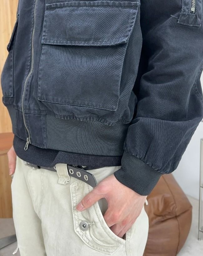 Meder Vintage Crop Field Jacket