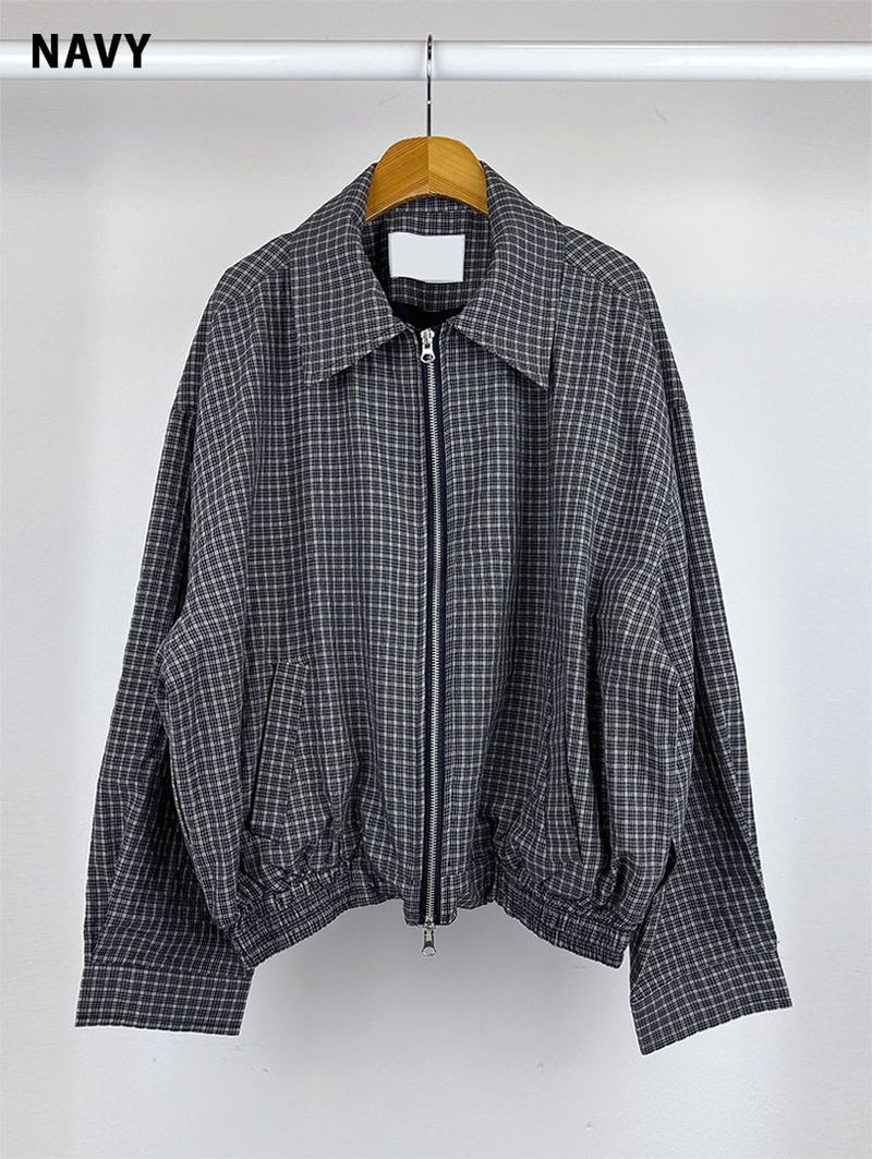 LIGHT CHECK BLOUSON (2C)