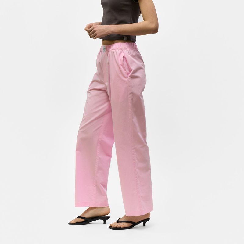 SOLID LABEL BOXER PANTS_PINK