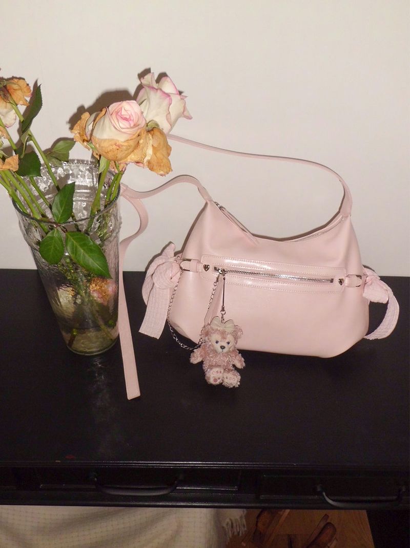 ovuni（オーブニ）の「Belted ribbon bag_mute pink（Bags）」
