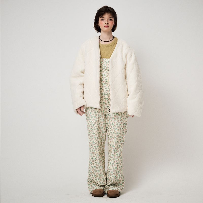 HEART REVERSIBLE JACKET_CREAM