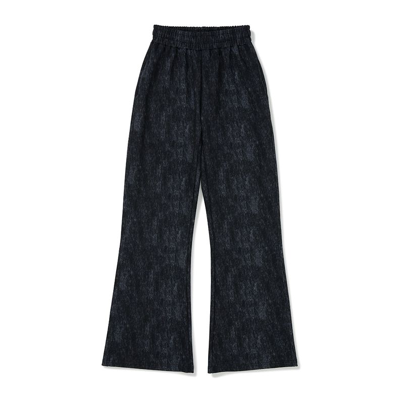 グランピックセミブーツカット/Graphic Semi-Bootcut Pants [NAVY]