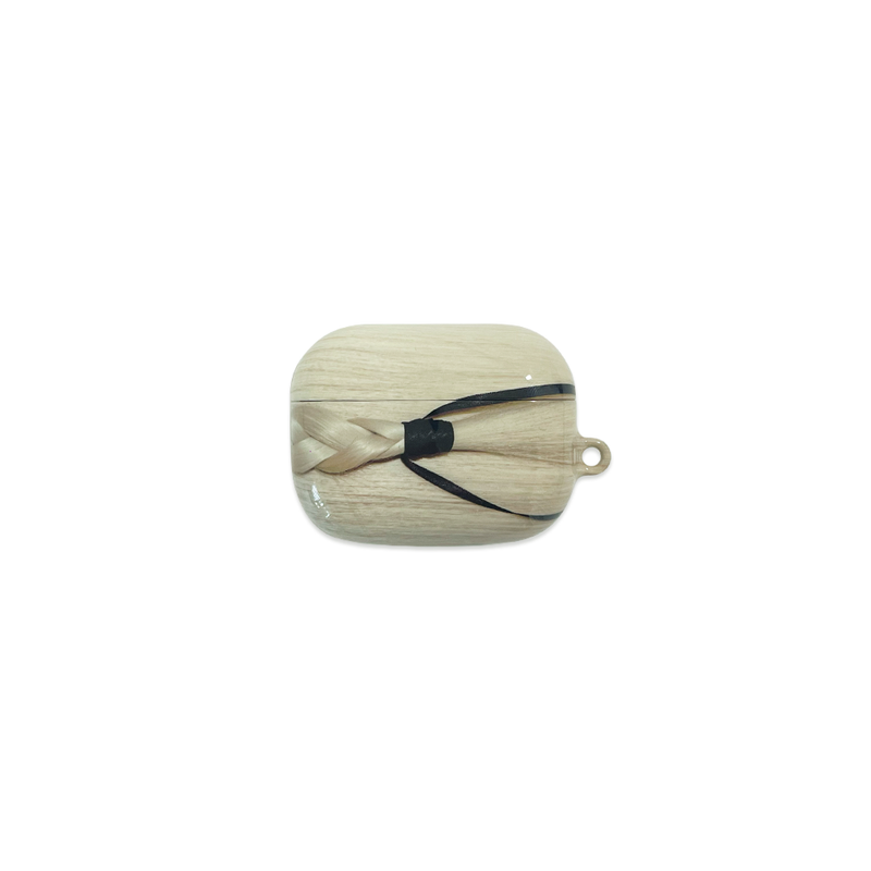 mineor（マインオアー）の「[MADE] blond glossy airpod case (black)（Smartphone Accessories）」