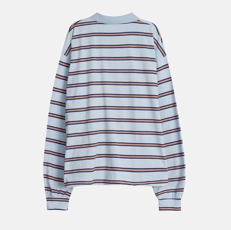 Coca ストライプ ラグビーTシャツ