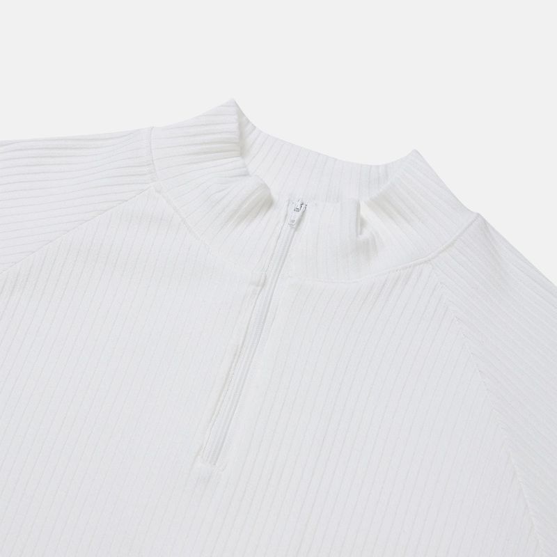 Ron musclefit half zipup knitwear
