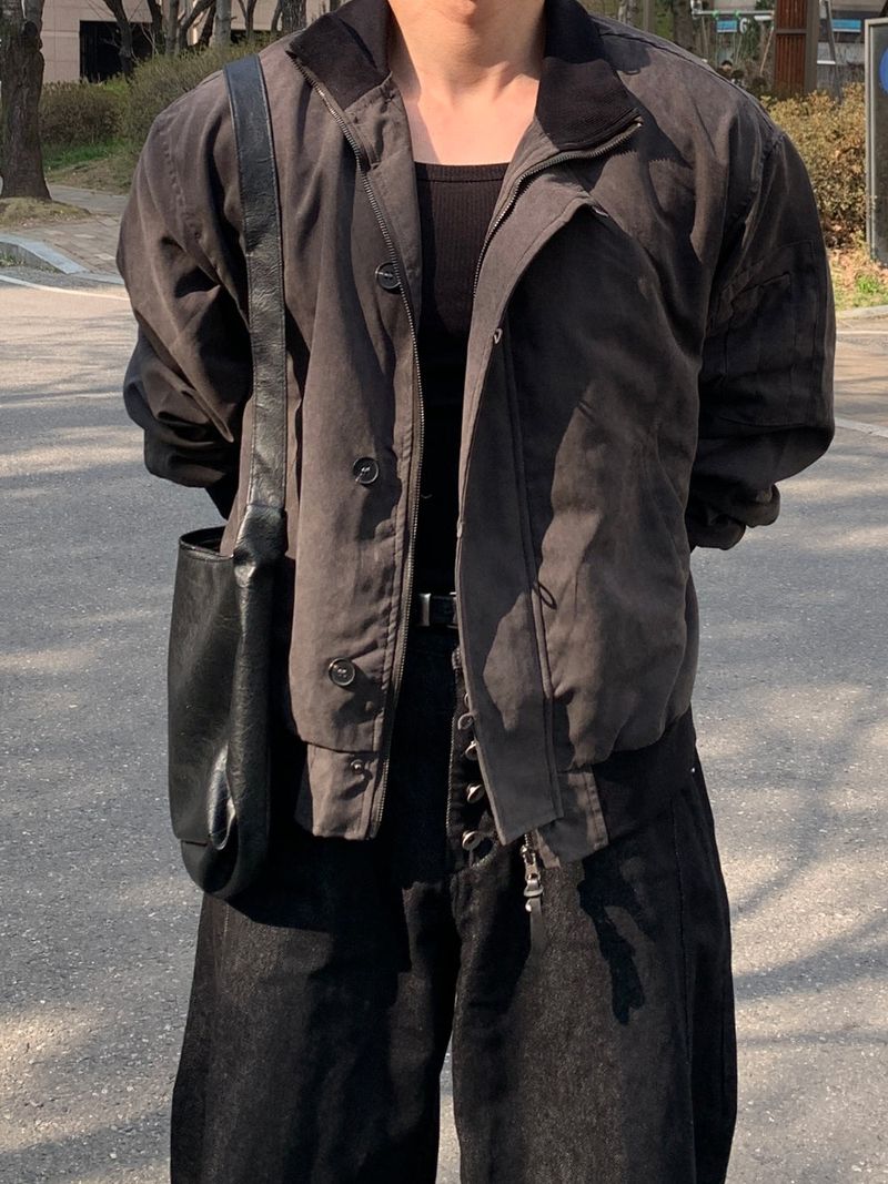Petro tanker suede jacket