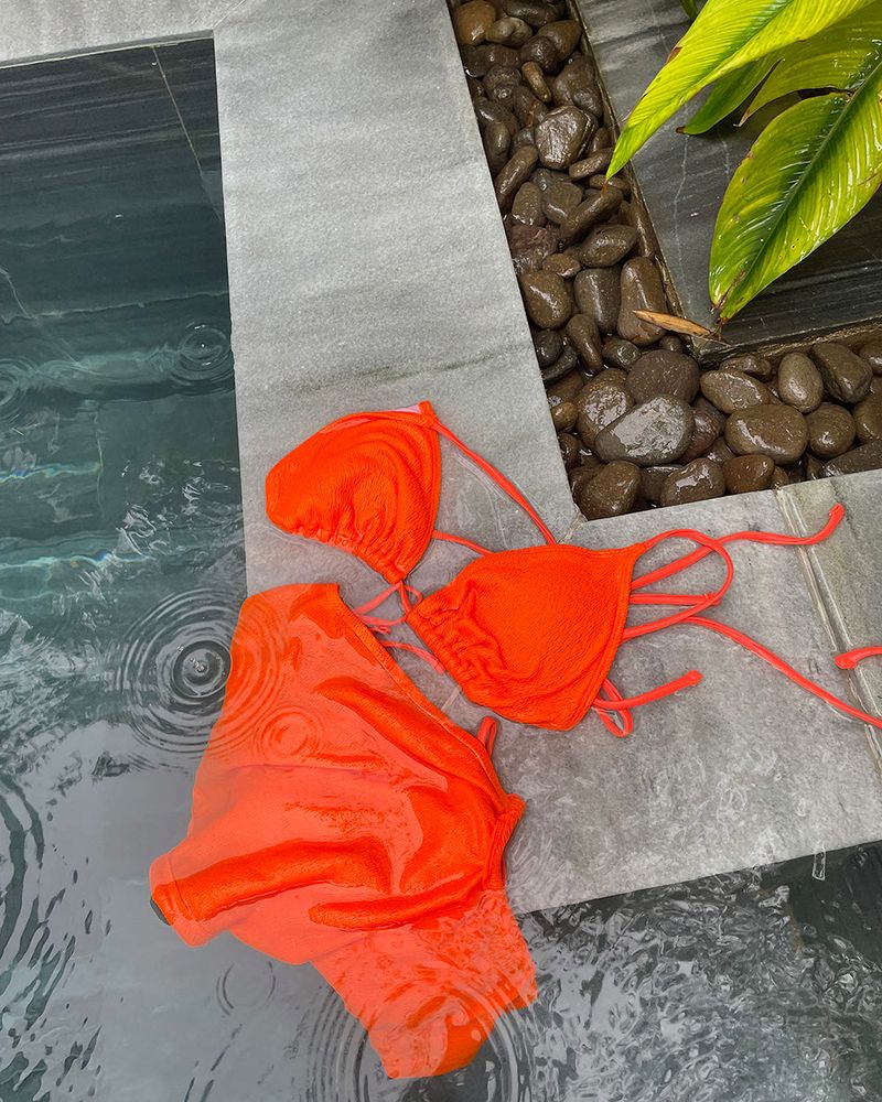 Orange bikini