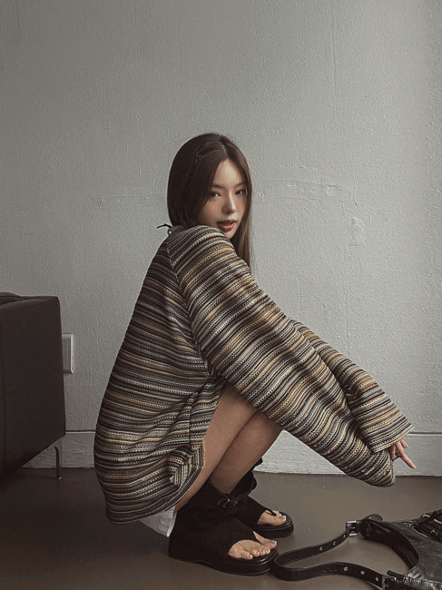 ULAN(ユレン)の「Bohemian see-through knitwear(Tops)」