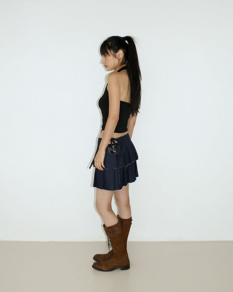 [MADE] Double pleats skirt 004