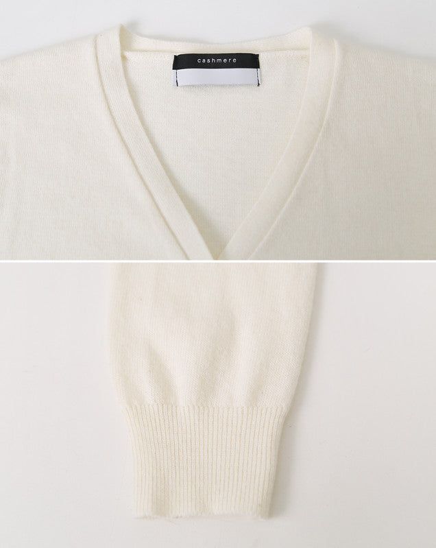 Forever Cashmere V-neck Knit Cardigan (12color)