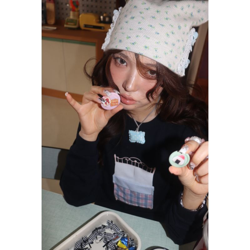 [MADE] Secret Tooth Pillow Necklace (Blue)