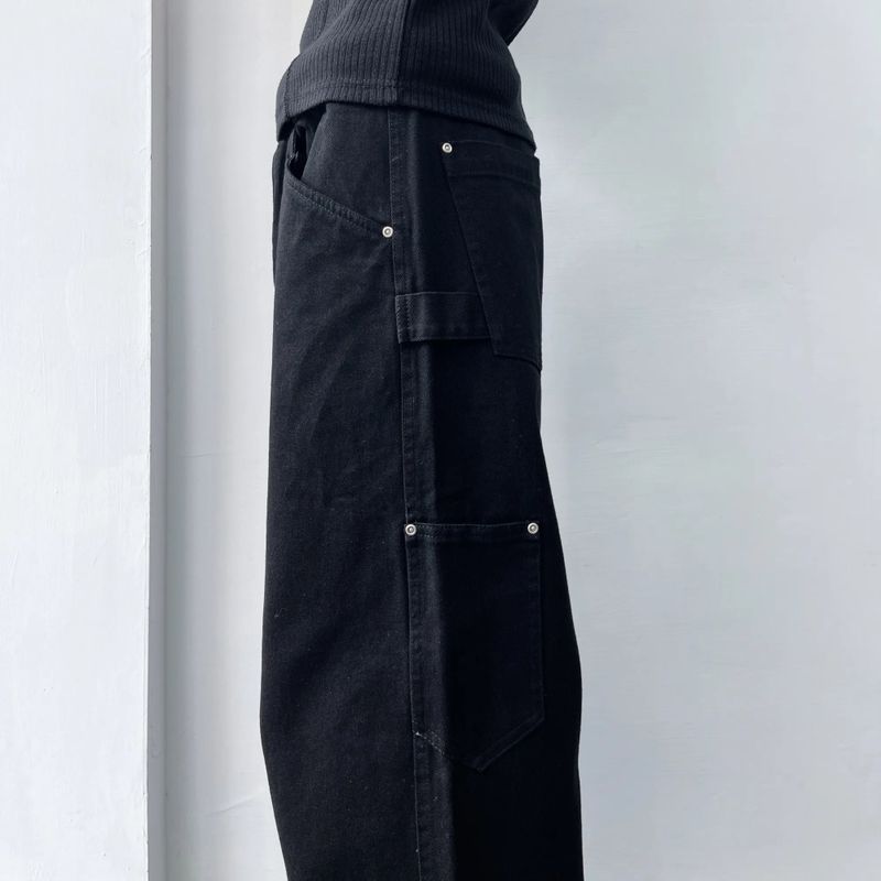 Riveted Utility Wide Trousers