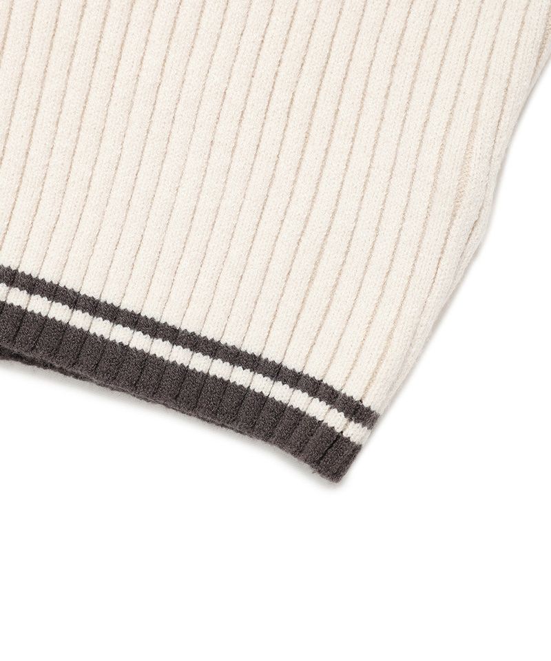 W SLAMMERS TURTLE NECK KNIT IVORY(CV2DFFK640A)