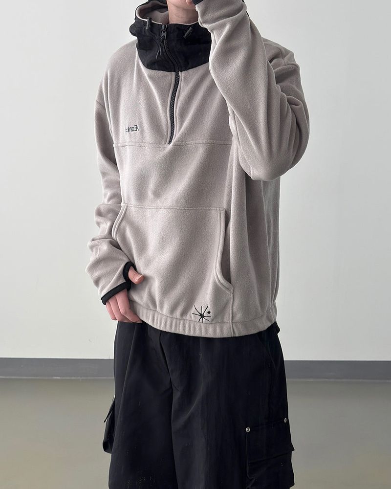SERNIC Hooded Fleece Warmer Anorak