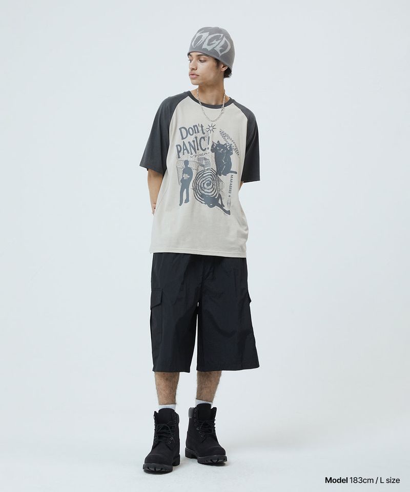 NYLON BERMUDA CARGO SHORT