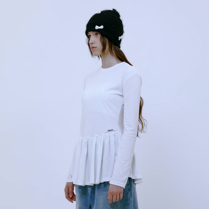 Flare Edge Top (WHITE)