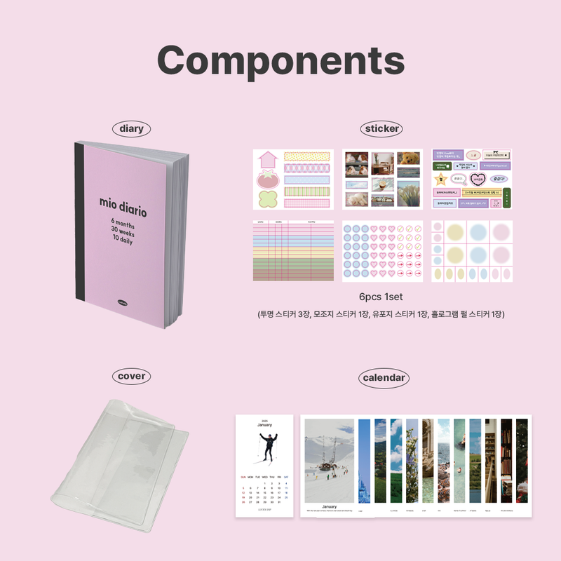 mio diario - a full-term type 6months diary