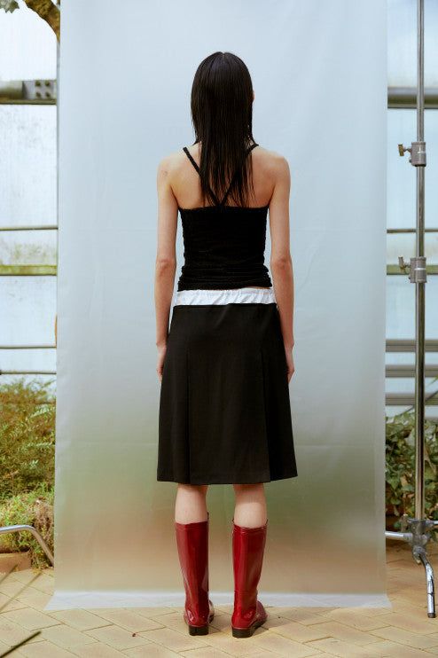 Jacquard Tank Top (BLACK)