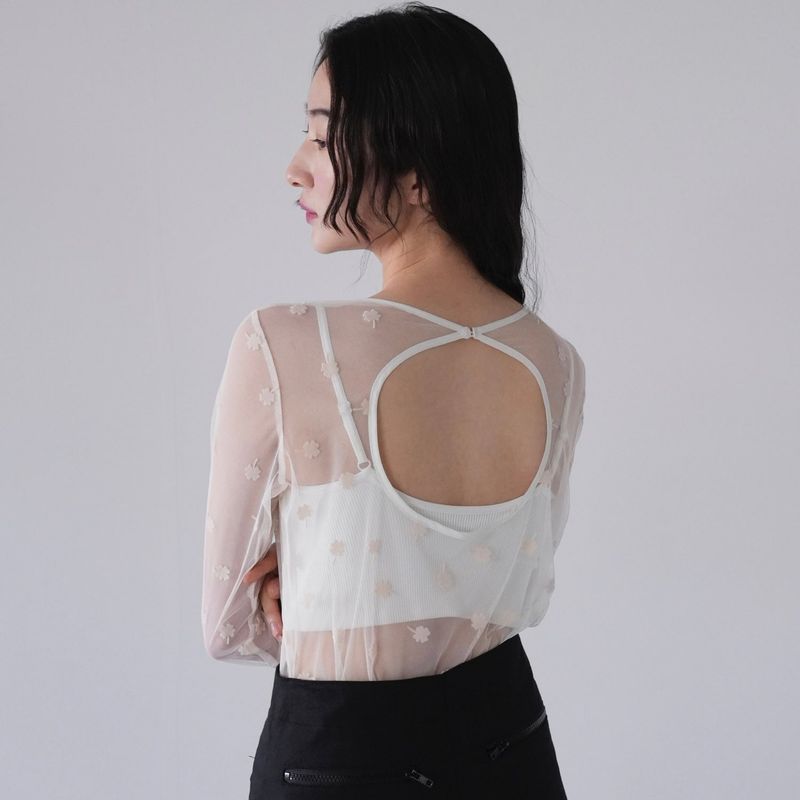 clover see through tops