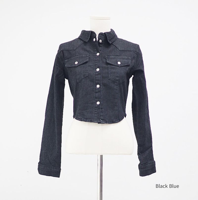 Mintini washed denim shirt