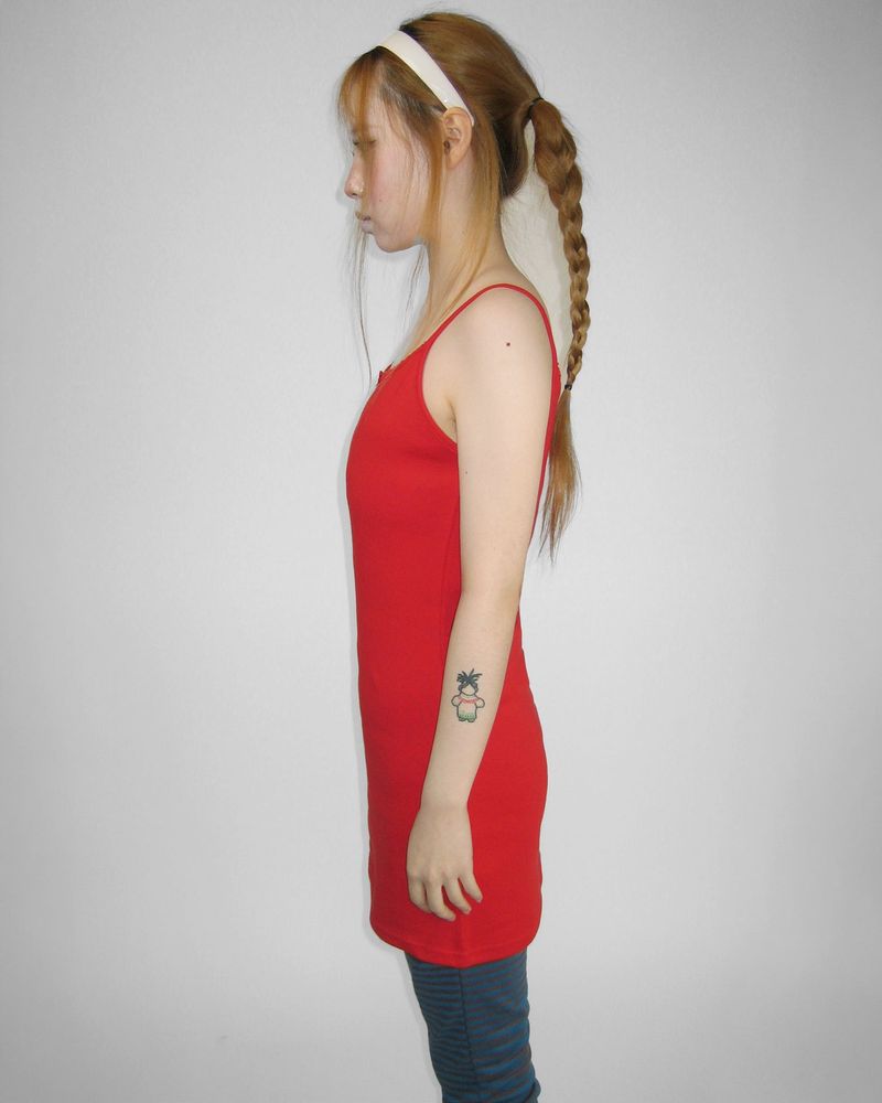 NUKA RIBBON LONG CAMI DRESS