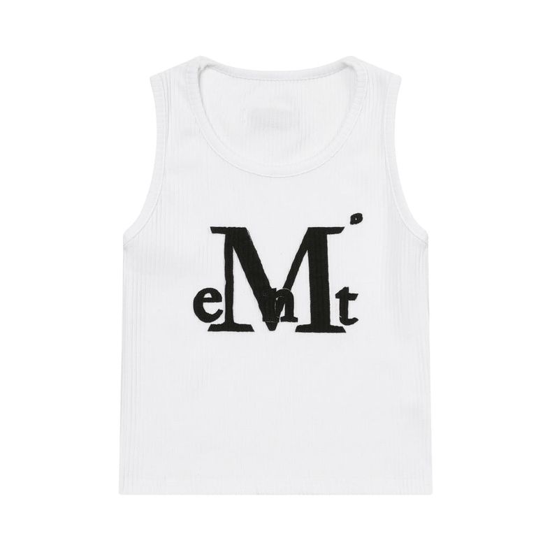 WADI APPLIQUE LOGO SLEEVELESS (2Color)