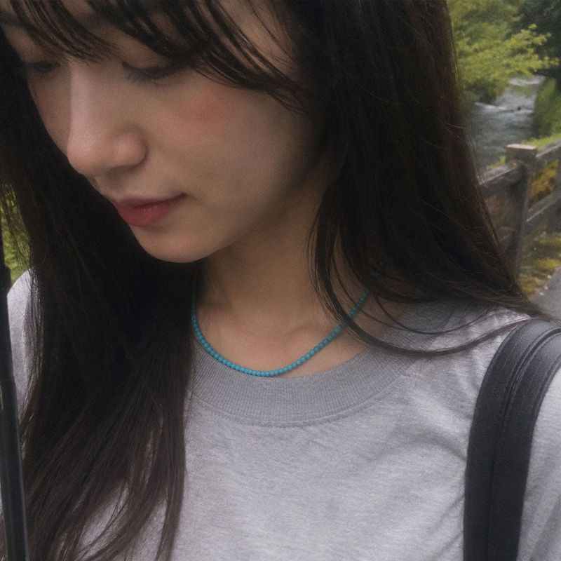 EX LOVE（イーエックスラブ）の「ミニマルサマービーズファッションデイリーネックレス（アクセサリー）」