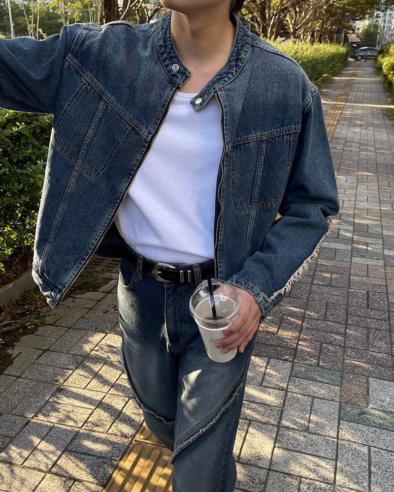 HD County Slit Denim Jacket