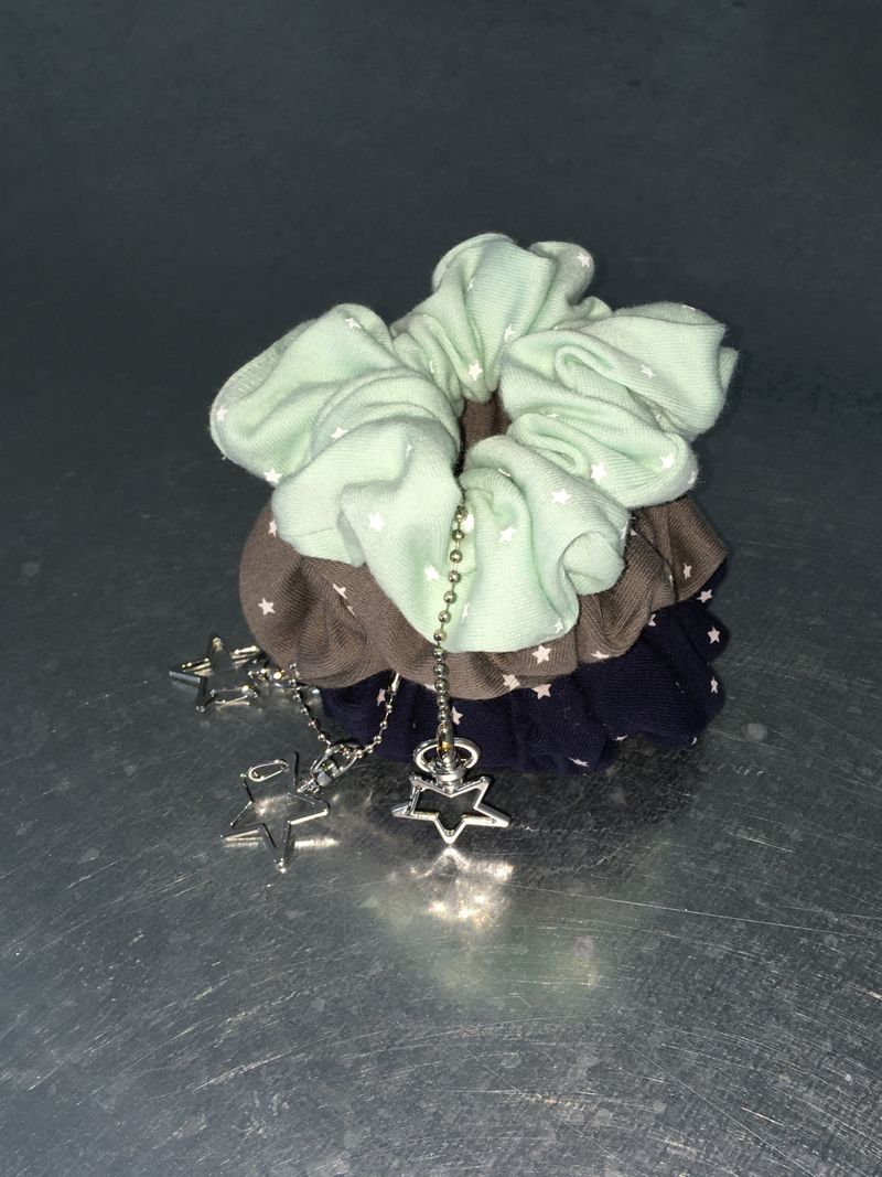 shooting star scrunchie (7color)