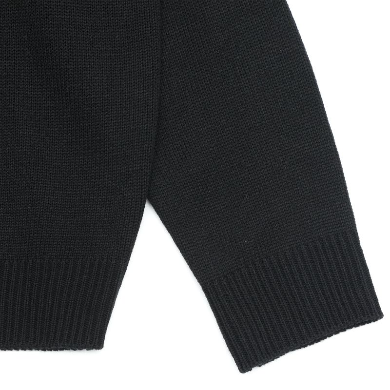 MINIMAL ROUND KNIT BLACK