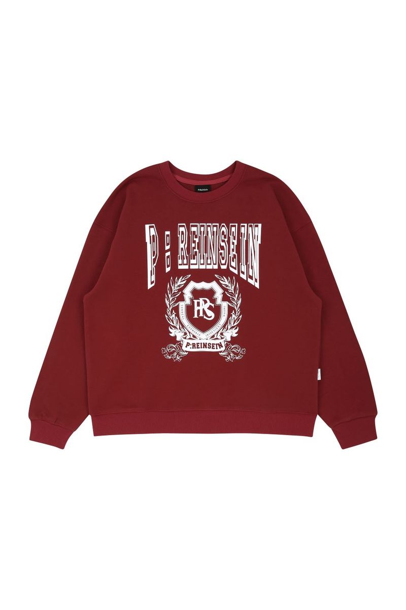 P:ReinSein（レインセイン）の「Burgundy Graphic Oversized Fit Mtm（Tops）」