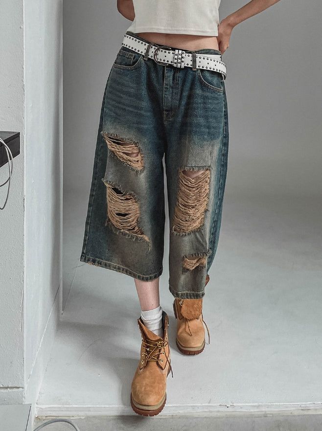 Rita Damage Maxi Bermuda Pants
