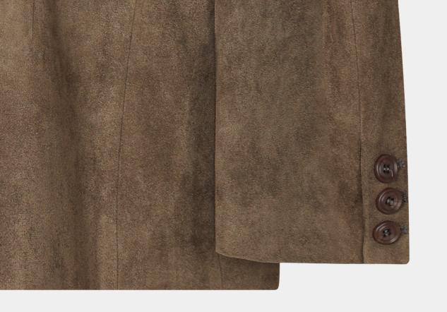 Look Hour Vintage Suede Overfit Blazer Jacket