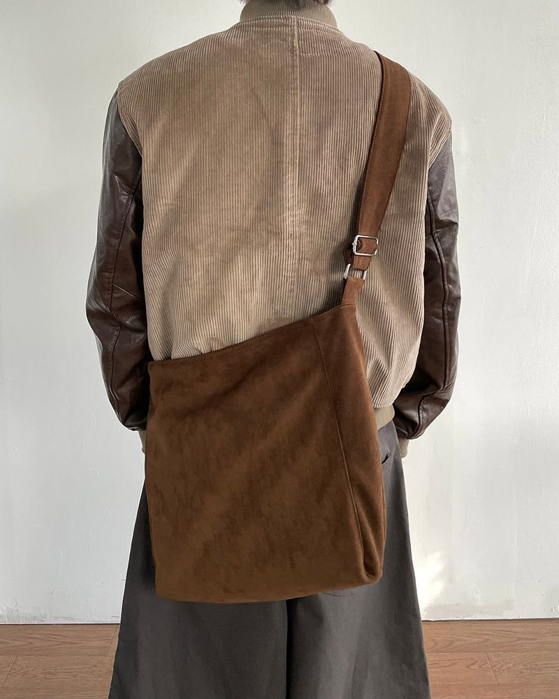 Baseball Corduroy Leather Jacket