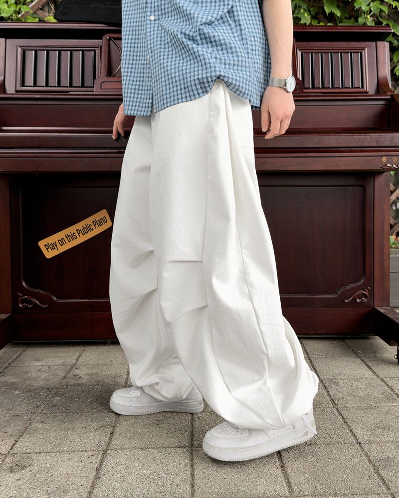 Trevil Patch Balloon Chino Pants
