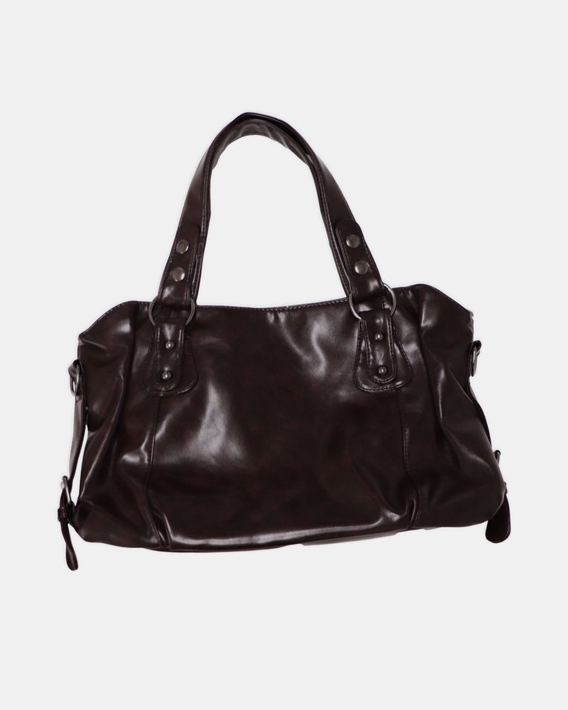 Horu Cross Leather Shoulder Bag