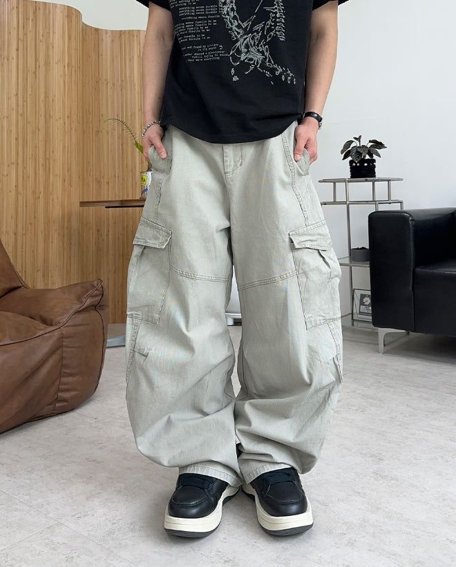 SATIIIZ（サティーズ）の「Luca Vintage Panel Cargo Pants（Pants）」