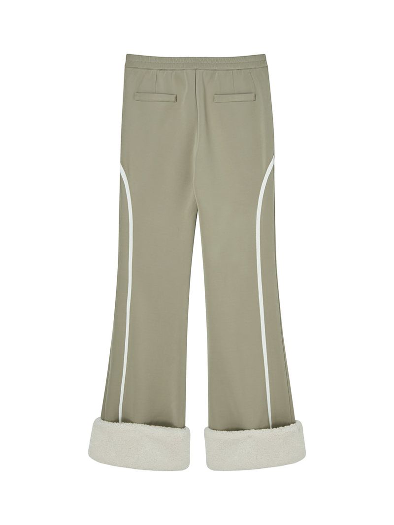 SHERPA POINT FITTED JERSEY PANTS (KHAKI)