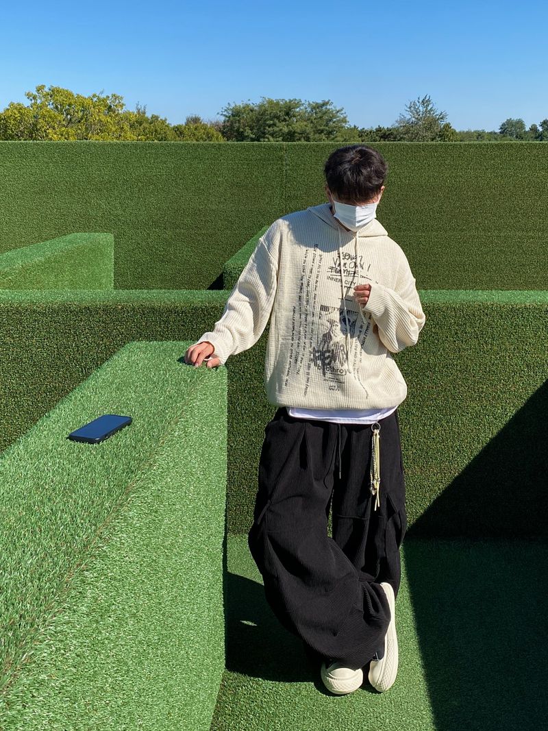 Corduroy Balloon Cargo Pants (4color)