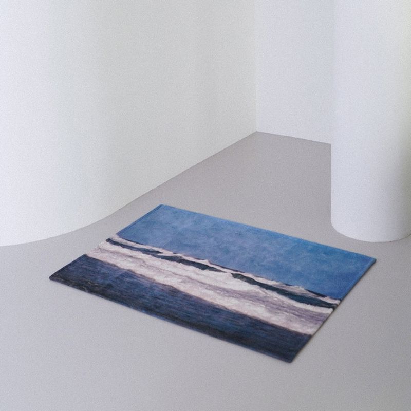 blue bada rug