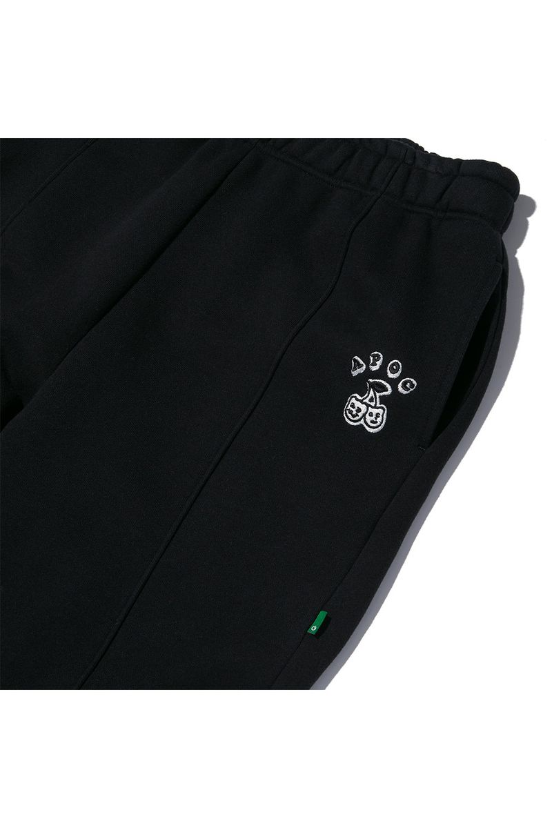 Cherry Bear Track Pants_Black