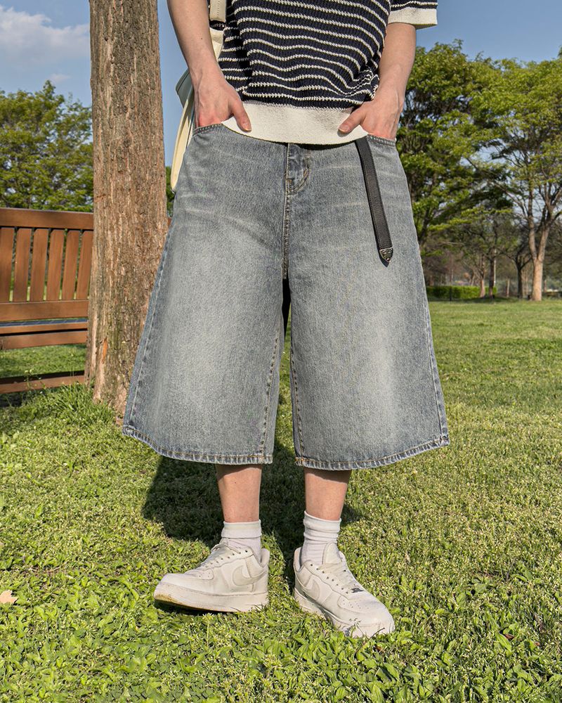 Pale Gracy Bermuda Denim