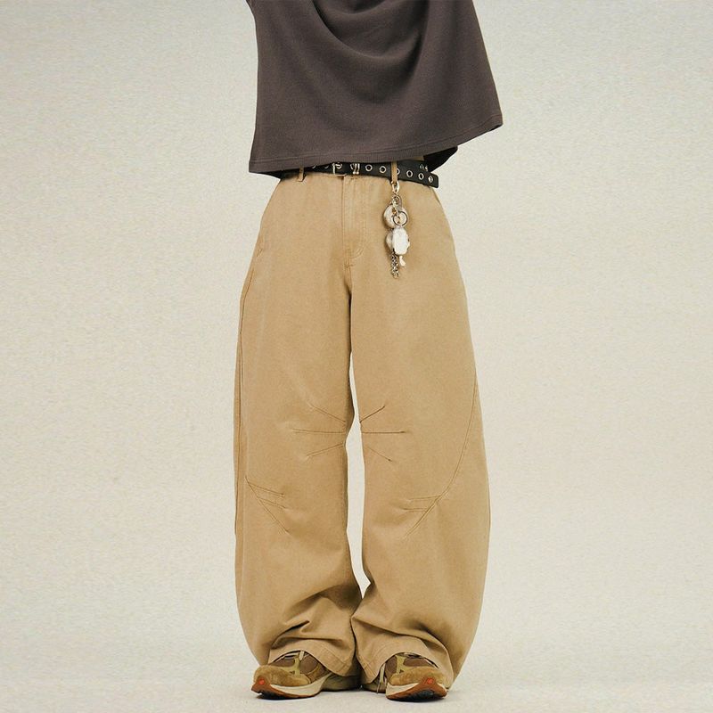 SEMIKAJI（セミカジ）の「OA Dot Curved Wide Pants（Pants）」