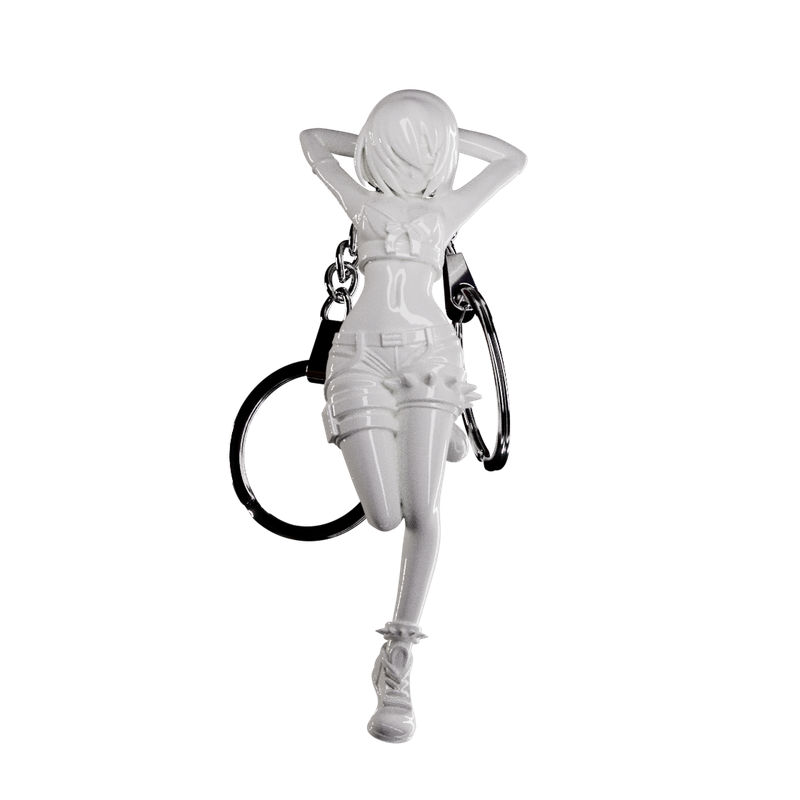KUROKAMI MOTEL（クロカミモーテル）の「Jane Doe Keychain - White（Toys/Key Holders）」