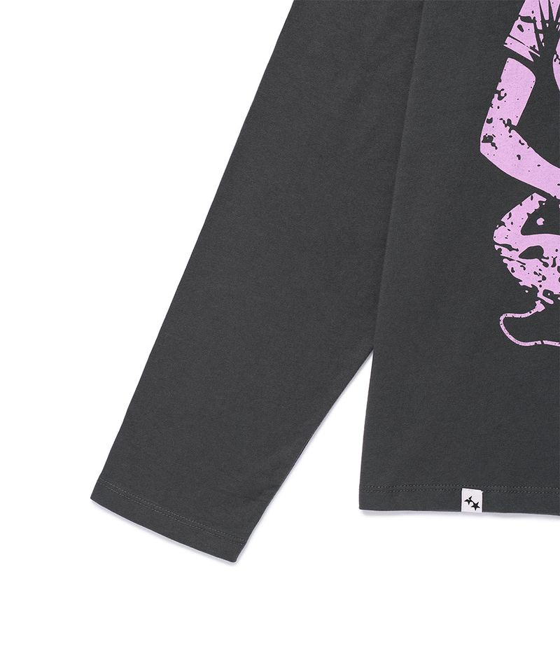 ROCK STAR LS TEE CHARCOAL(CV2GFFT560A)