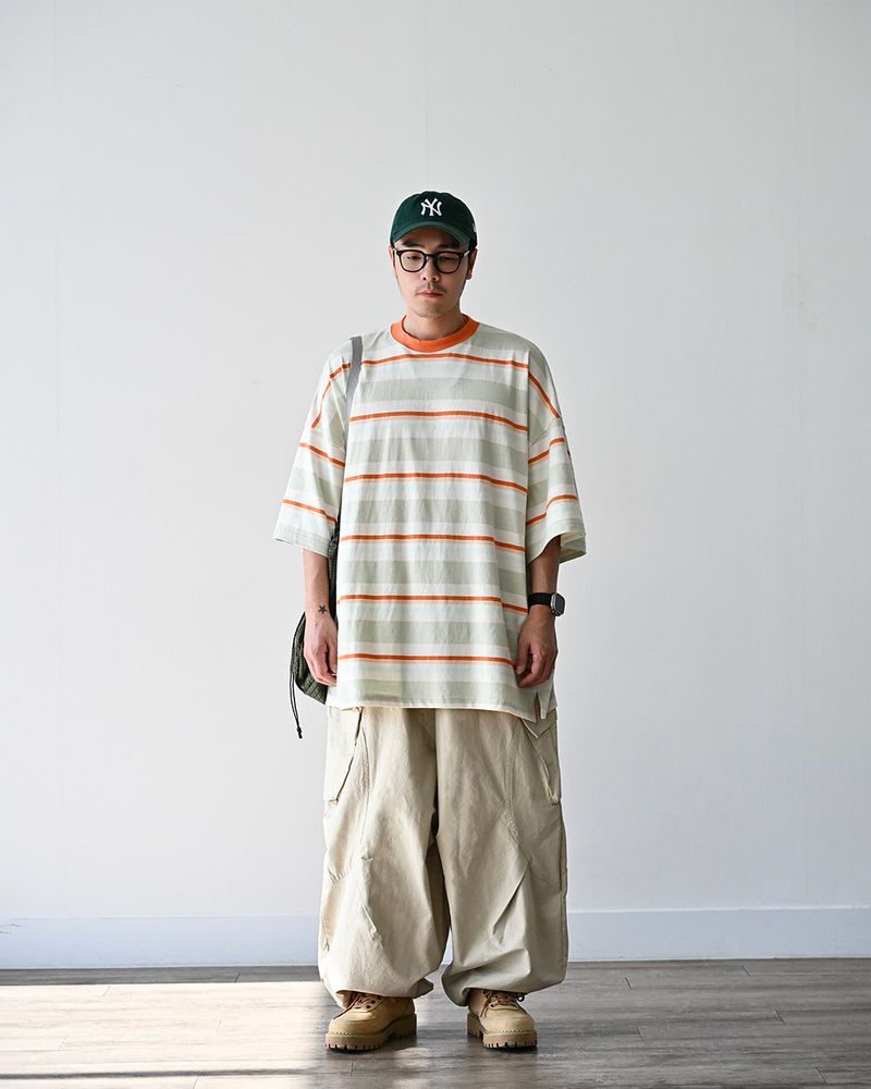 GAT LINE CARGO BALLOON PANTS
