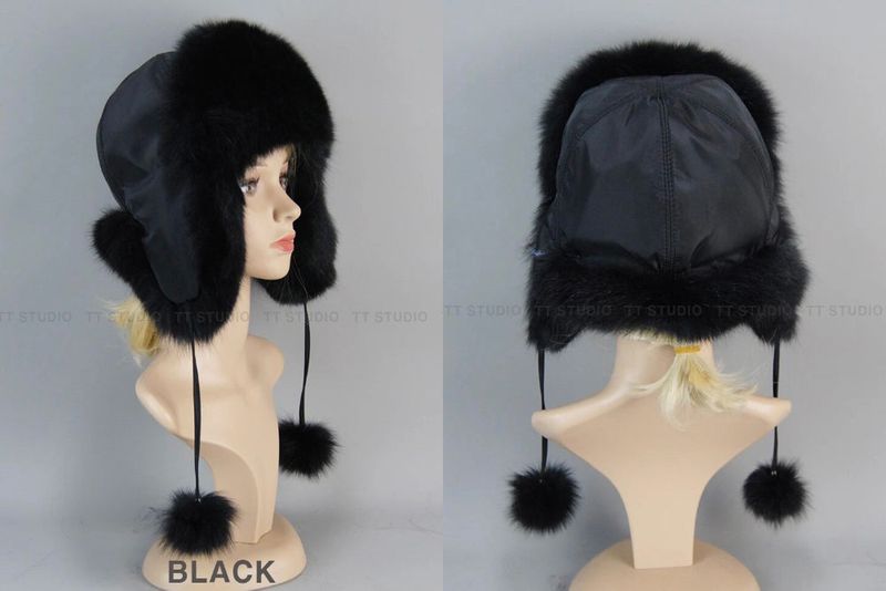 Fox fur hat